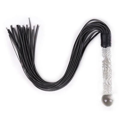  Equestrian 70CM Glass Handle Premium PU Leather Tassel Horse Whip /  Equestrian Riding Crop Whips . Ghoddosh