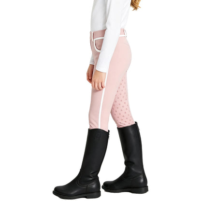 Girls Full Seat Equestrian Leggings  Non-Slip Horse Riding Pants with Pockets @ ghoddosh.com