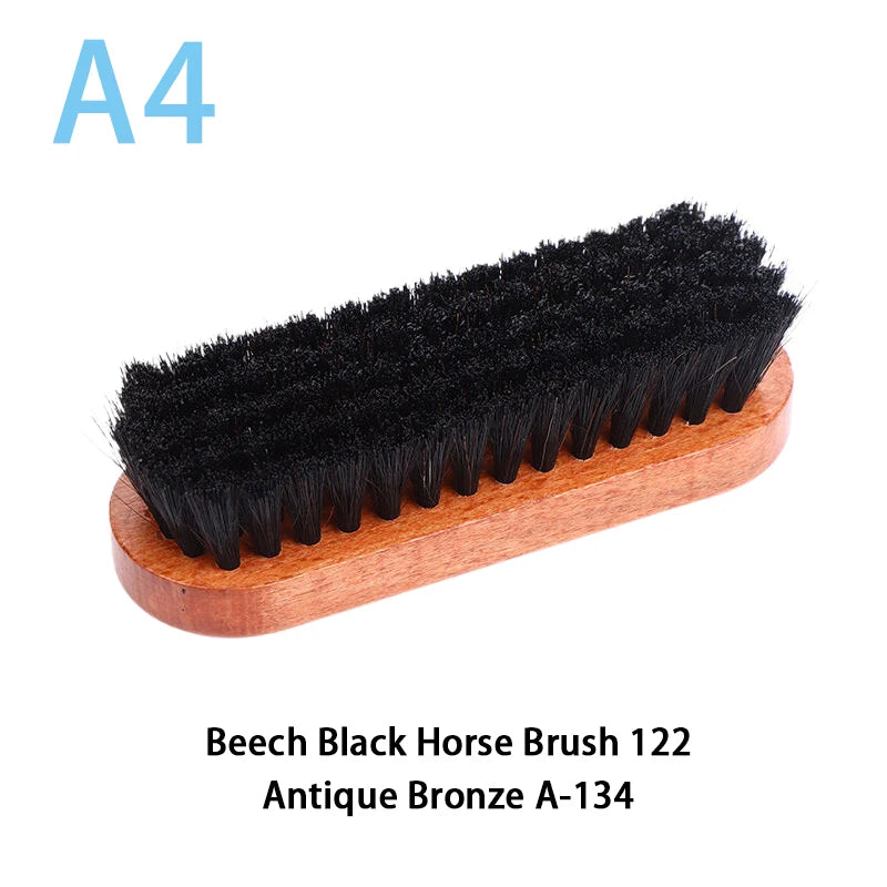 Wooden horse care Hair Polishing And Cleaning Brush