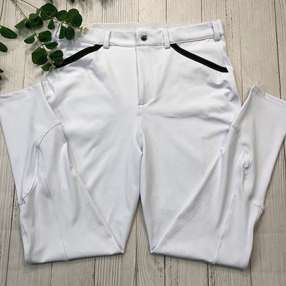 Men Horse Riding Pants  Equestrian Silicone Men Leggings - Ghoddosh