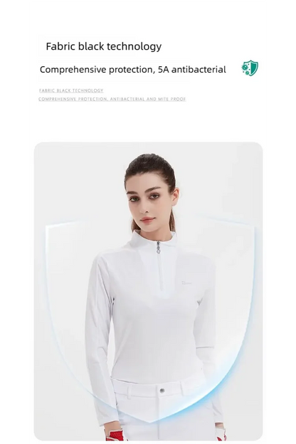 Unisex Equestrian Breathable Sun Protection Tops ,  Horse Riding Summer Shirts