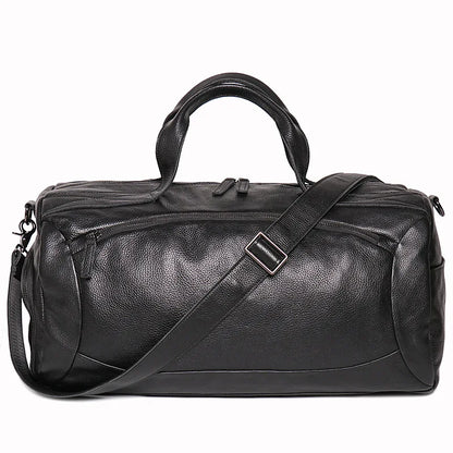 Men's Genuine Leather Handheld Bag, - Ghoddosh