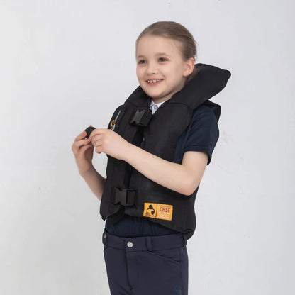 Kids Equestrian Inflatable Vest, Horse Riding Body Protector, Manual Filling, Inflatable Armor . Ghoddosh .com