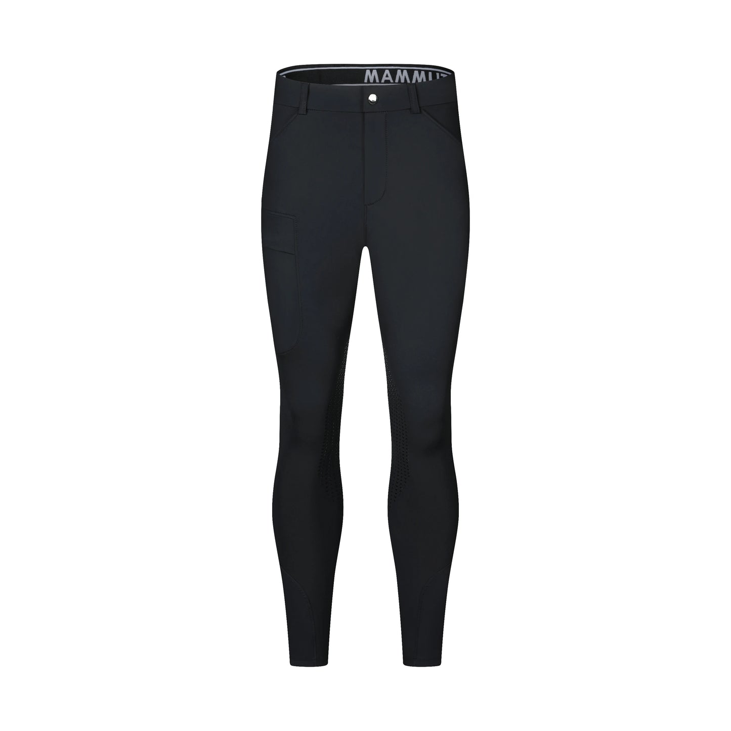 Half-silicone breeches for men; equestrian pants for men; high-elasticity, slim-fit, quick-drying - Ghoddosh