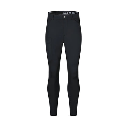 Half-silicone breeches for men; equestrian pants for men; high-elasticity, slim-fit, quick-drying - Ghoddosh