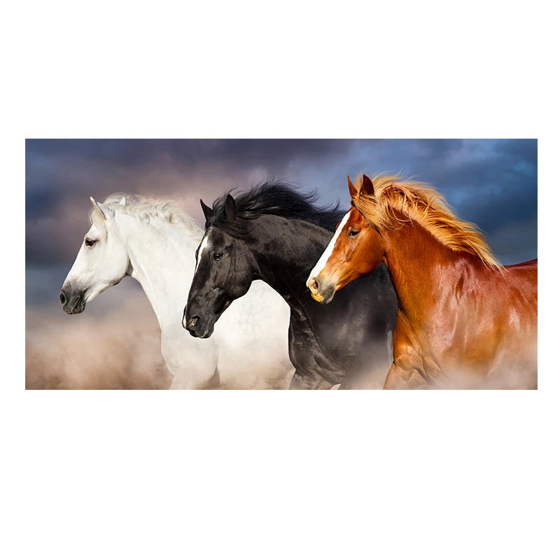 Abstract Art Painting  Horses Canvas Posters Décor