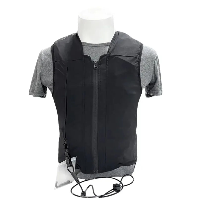 Pro Inflatable Equestrian Air Vest Nylon Spandex Safety Gear for Horseback Riding @ ghoddosh.com 