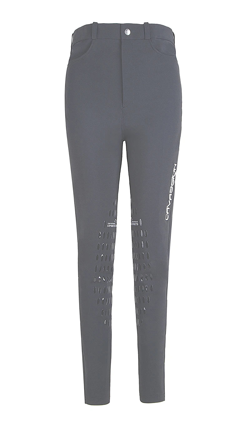 Equestrian Riding Breeches for Women/Men - Horseback Riding Tights with Silicone Knee Patch Grip @ ghoddosh.com