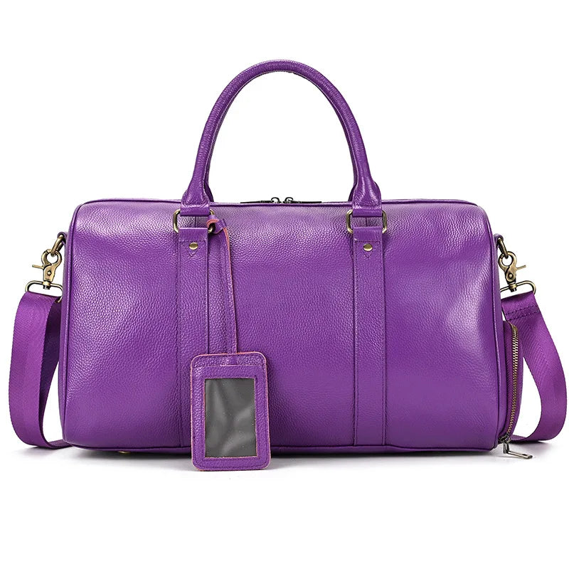 Luxury Genuine Leather Men  Women   Cow Leather Bag - Ghoddosh