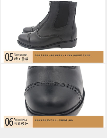 Equestrian Boots  Full Leather High Quality Horse Riding Boots - Ghoddosh
