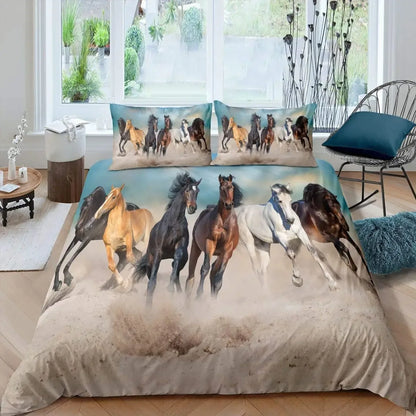 European Style Luxury 3D King Double Bedding Set  Linen Comfortable Duvet Set @ ghoddosh.com