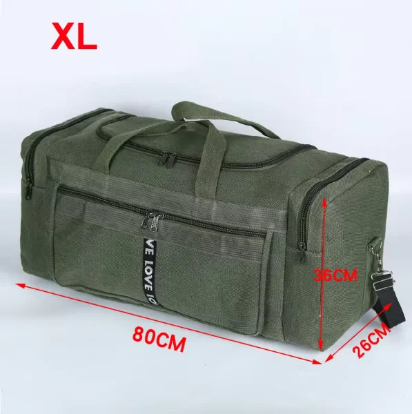 Large Canvas Waterproof  Duffel HandBag