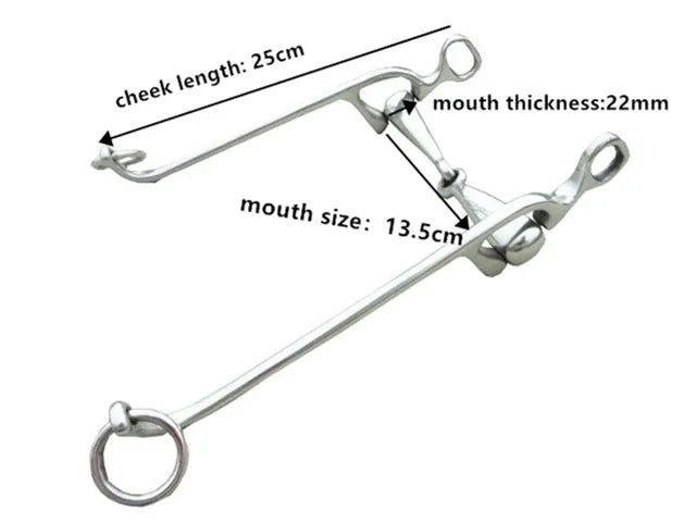 13.5cm Stainless Steel Walking Horse Western Bit  @ ghoddosh.com