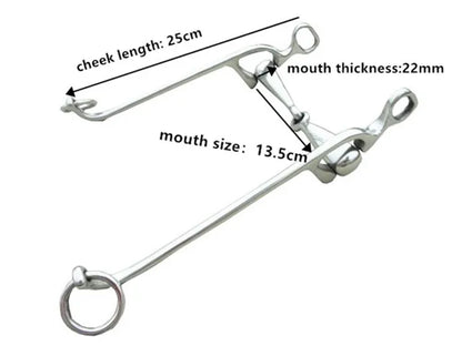 13.5cm Stainless Steel Walking Horse Western Bit  @ ghoddosh.com