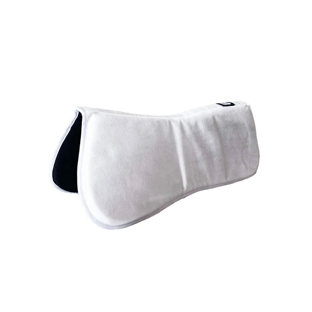 Memory Foam Half Pad for Horses – Shock-Absorbing Suede Saddle Cushion for Pressure Relief @ ghoddosh.com