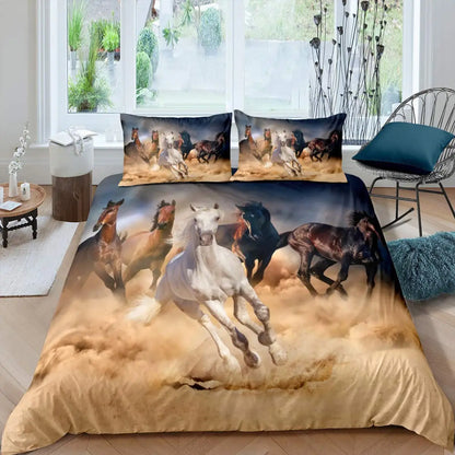 European Style Luxury 3D King Double Bedding Set  Linen Comfortable Duvet Set @ ghoddosh.com