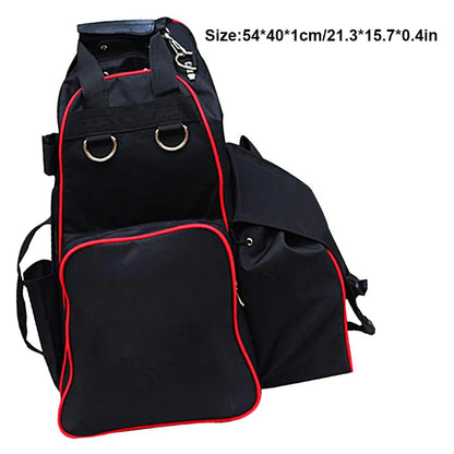 Large Capacity Equestrian Backpack / Built-in Rain Cover Adjustable Shoulder Strap