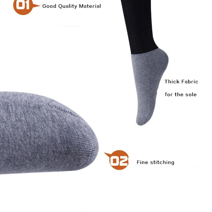 3 Pairs  high  Quality Men's Equestrian Socks - Combed Cotton Classical Gray Socks @ ghoddosh.com
