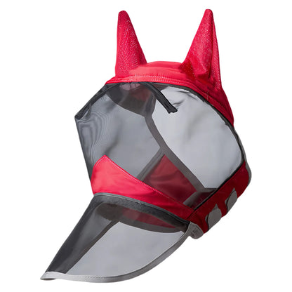 Anti-Mosquito Horse Full Face Protection /  Anti-Worms Mesh Mask with Nasal Cover @ ghoddosh.com