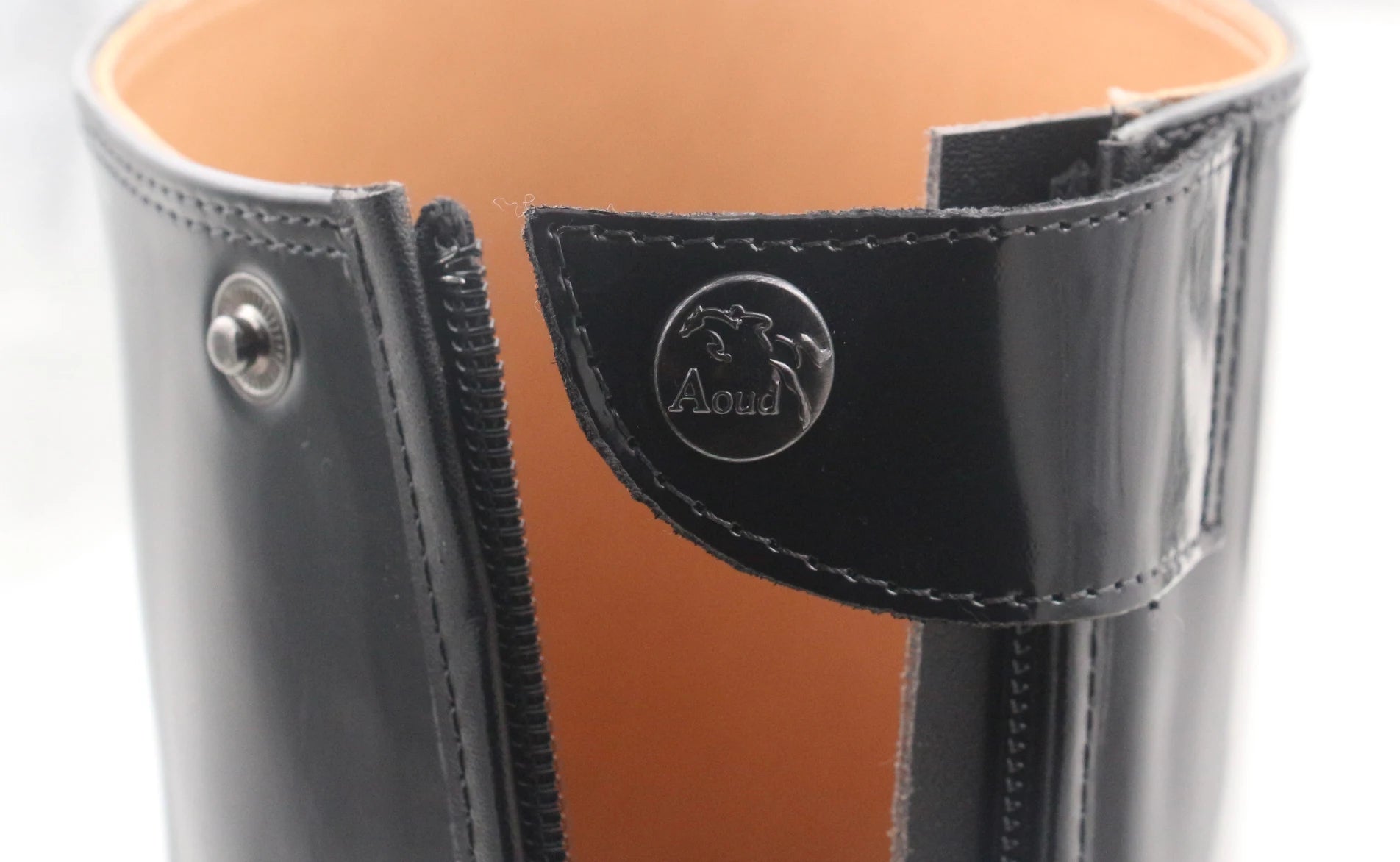 Equestrian / Horse Riding Unisex Boots / Back Zipper / Bright Cow Leather Lining Dressage