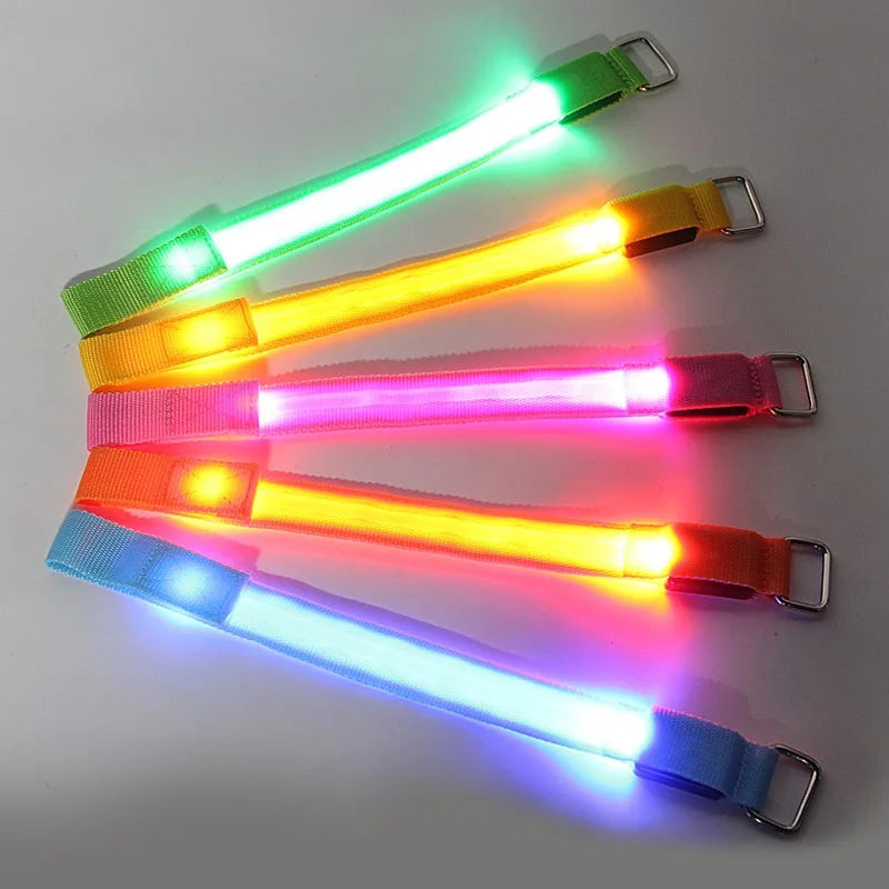 4 pcs set led  Lighting Horse Leg Safety Belt