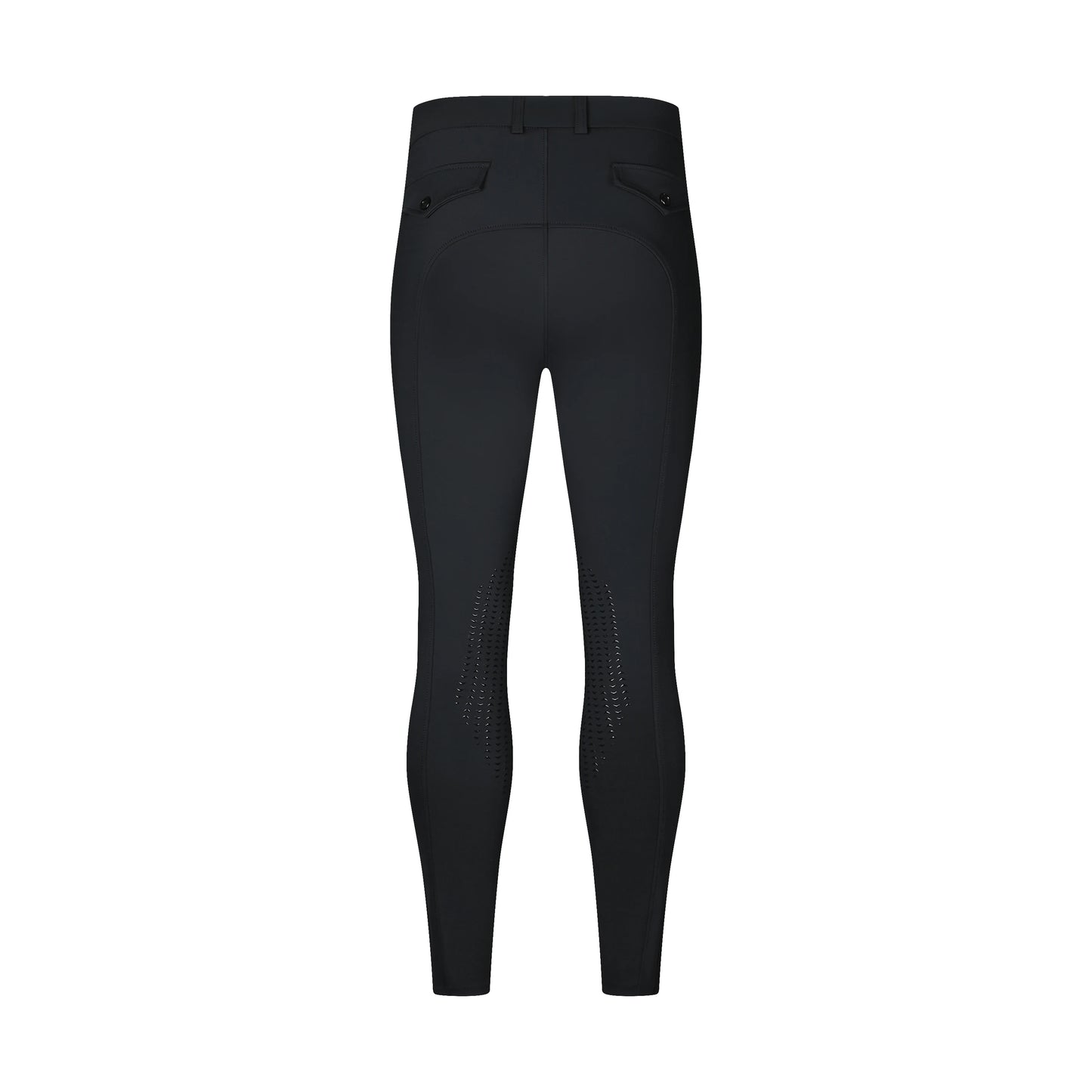 Half-silicone breeches for men; equestrian pants for men; high-elasticity, slim-fit, quick-drying - Ghoddosh