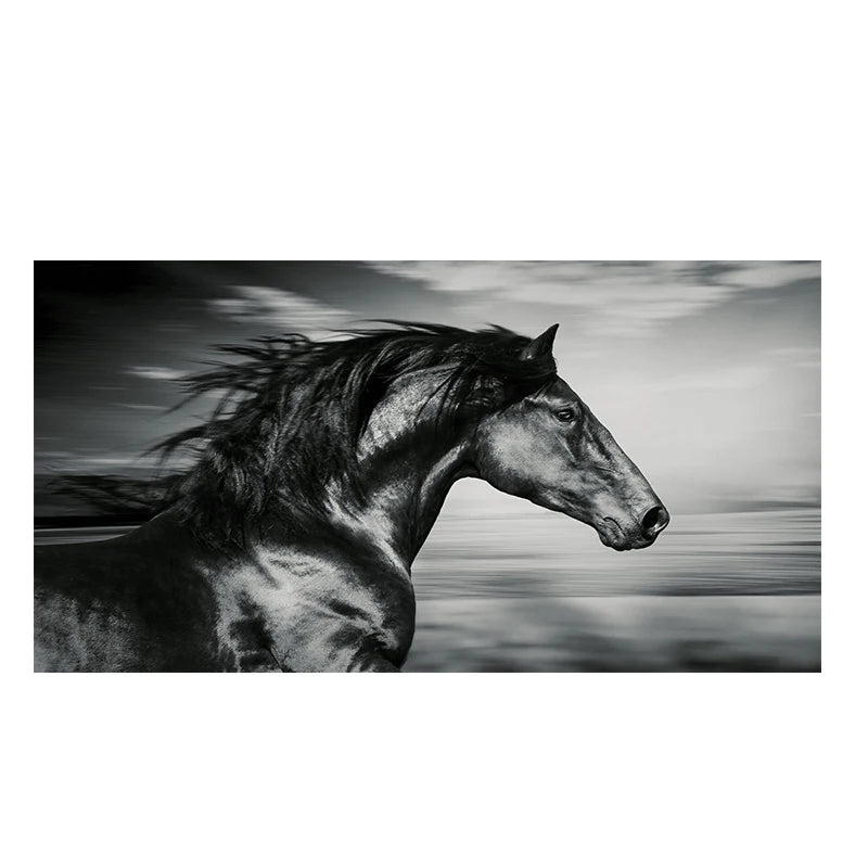 Abstract Art Painting  Horses Canvas Posters Décor