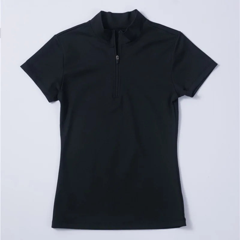 Women Horse Riding  T-Shirt  /  Equestrian Short Sleeve Women's shirt