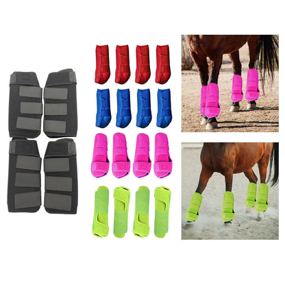4x Horse Boots Leg Protective Leg Wraps - Ghoddosh