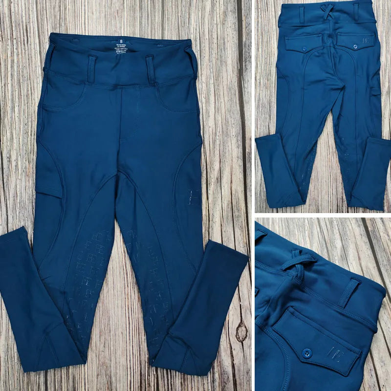 Western Full Seat  Horse Riding Tights with Pocket  - Ghoddosh