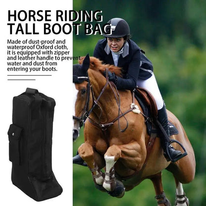 Equestrian Portable Boot Storage Bag Dustproof ,Waterproof  Cloth Riding Boot Bag - Ghoddosh