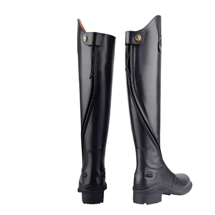 Equestrian / Horse Riding Unisex  Cow leather long riding boots.