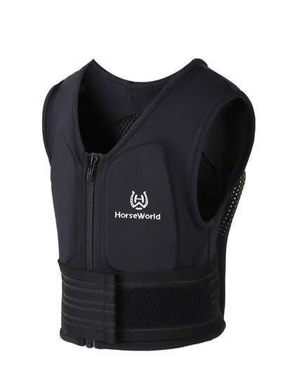 Elastic strap armor, adult men's and women's horseback riding protective vest, anti fall protection, body protection