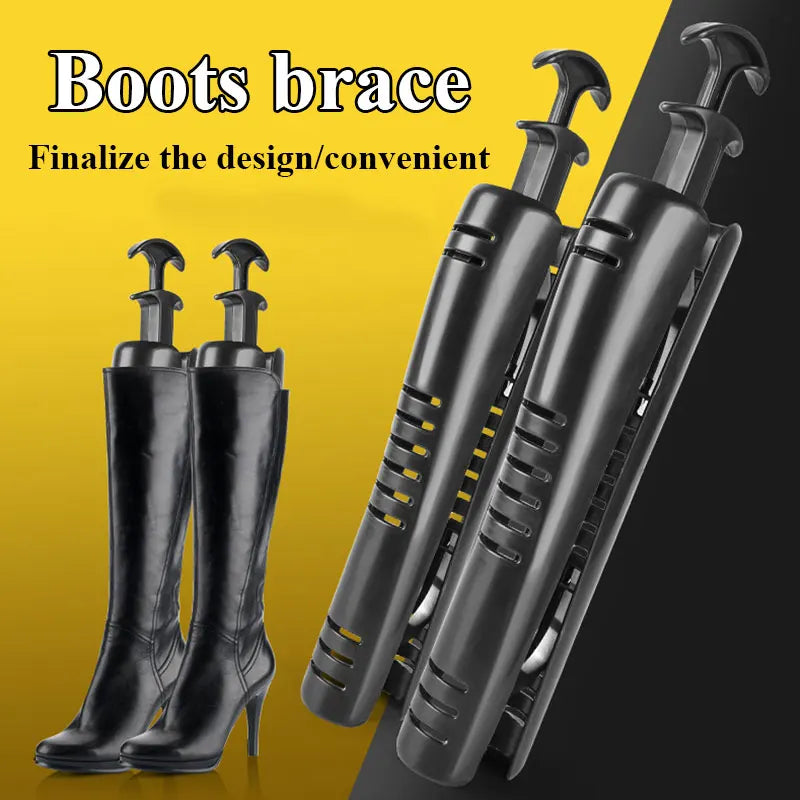 1PC Plastic Long Boot Tree Stand with Hanging Handle - Shoe Organizer & Shaper for Tall Boots @ ghoddosh.com