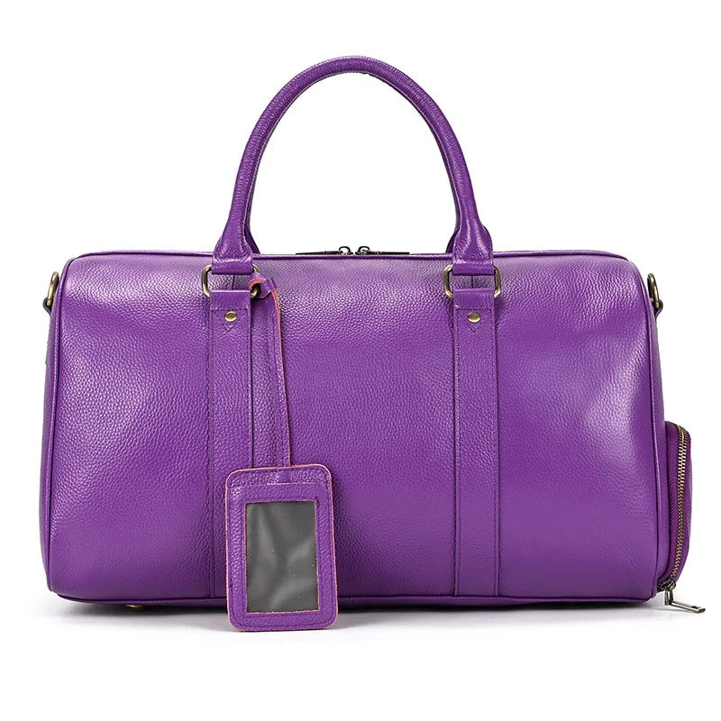 Luxury Genuine Leather Men  Women   Cow Leather Bag - Ghoddosh