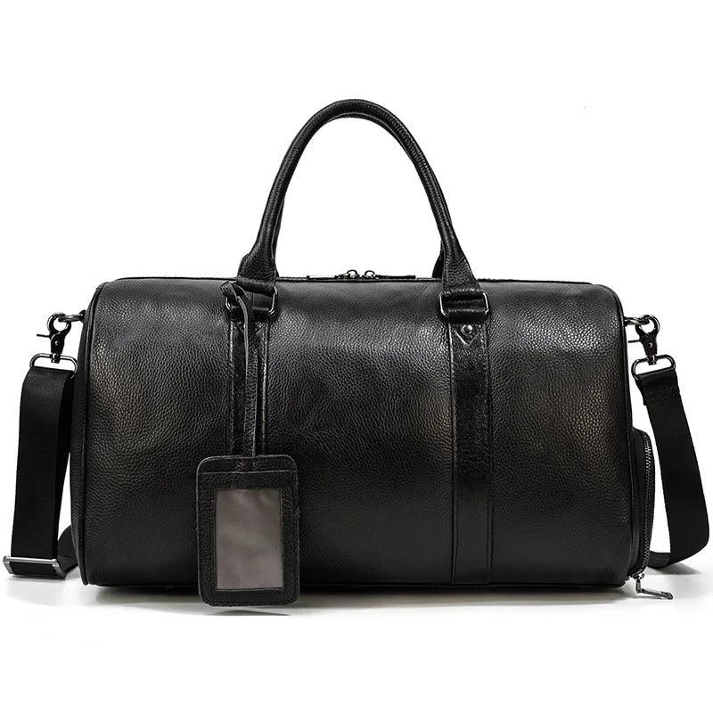 Luxury Genuine Leather Men  Women   Cow Leather Bag - Ghoddosh