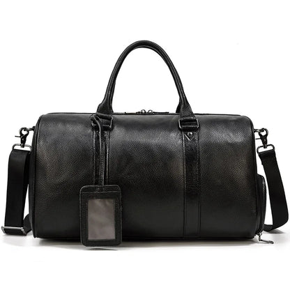 Luxury Genuine Leather Men  Women   Cow Leather Bag - Ghoddosh
