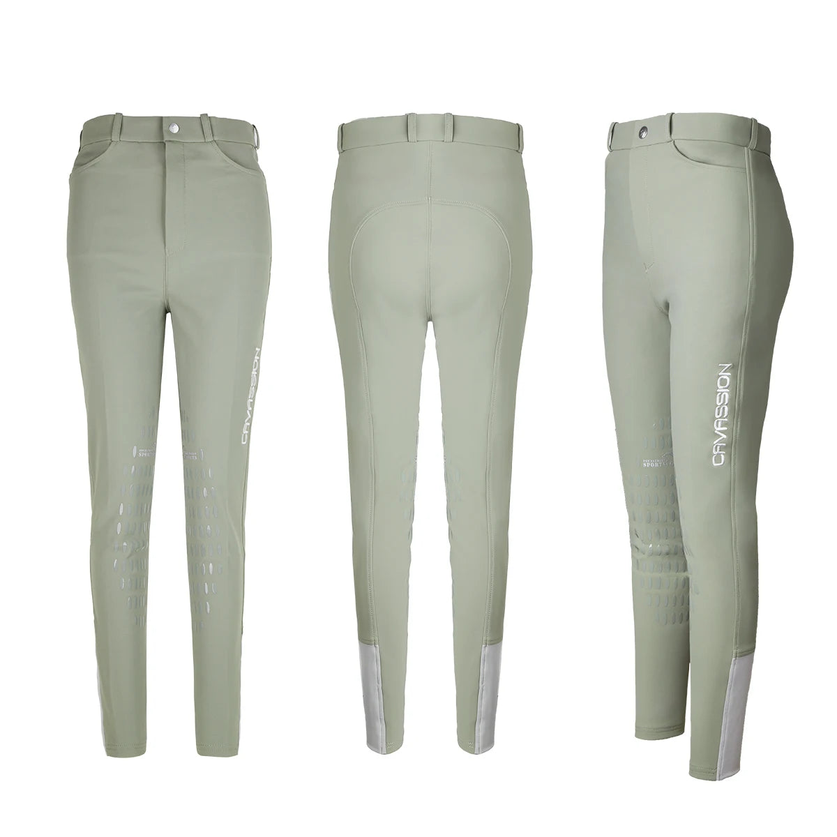 Equestrian Riding Breeches for Women/Men - Horseback Riding Tights with Silicone Knee Patch Grip @ ghoddosh.com