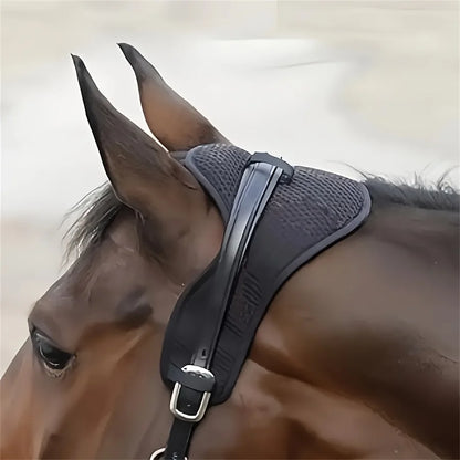 Breathable Polyester Horse Neck Protector – Anti-Wrinkle Equestrian Gear for Riding and Training @ ghoddosh.com