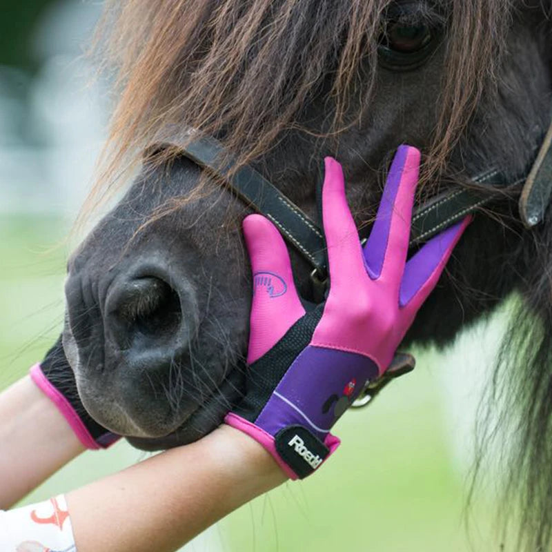 Germany Children's  Riding   Breathable , Anti-slip Gloves . Ghoddosh 