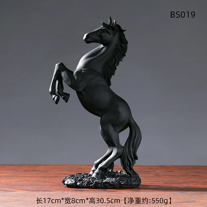 European Style Home Resin Horse Statue, Horsey Decoration @ghoddosh.com