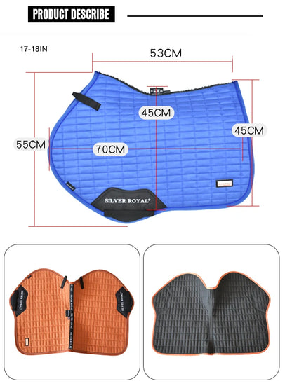 Horse Saddle Pad - Comfortable Equestrian  Seat riding Cushion