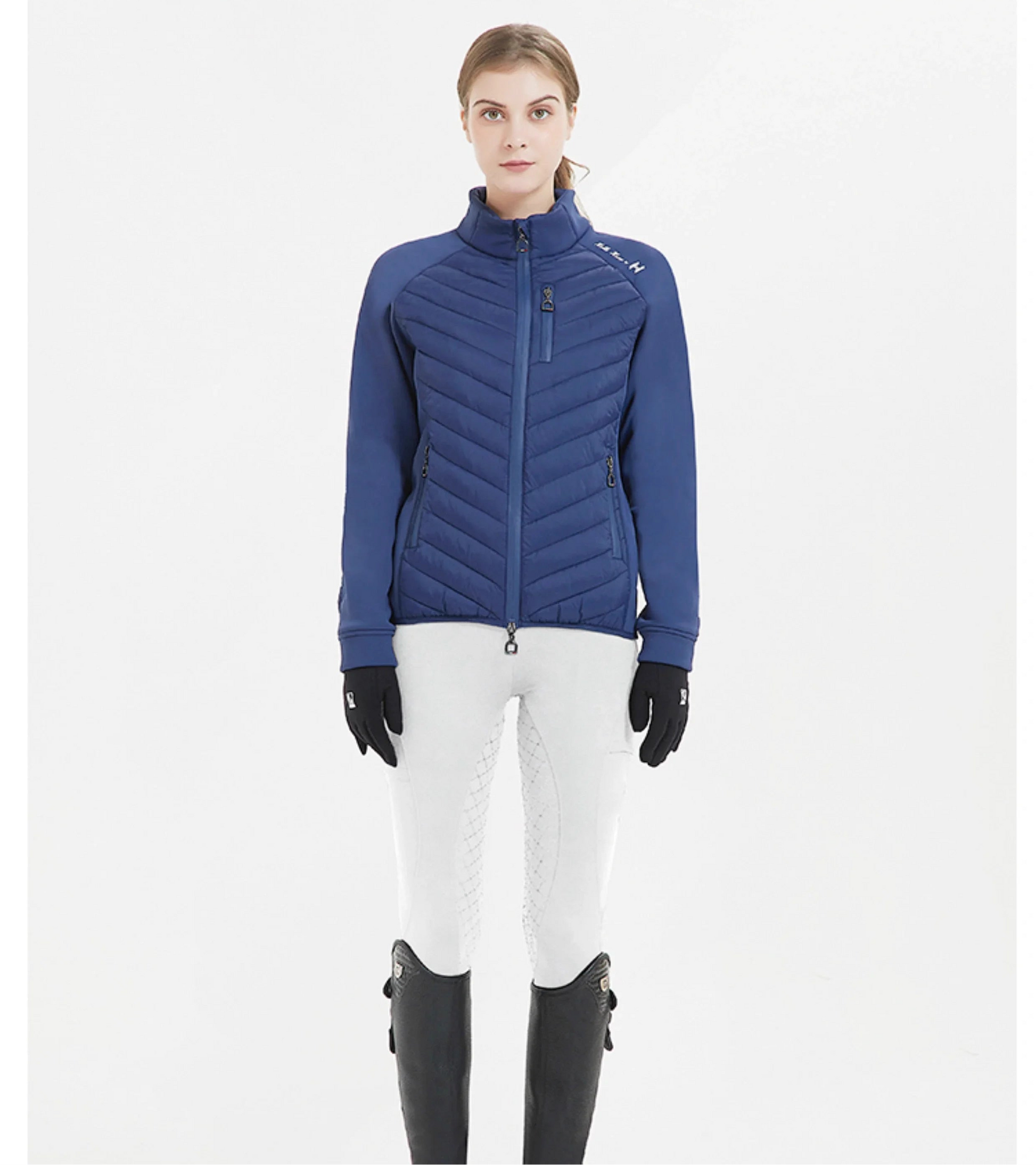 Hello Horse Unisex Equestrian  warm , Lightweight , Horse Riding Training Jacket With Stirrups Zip Shape @ ghoddosh.com
