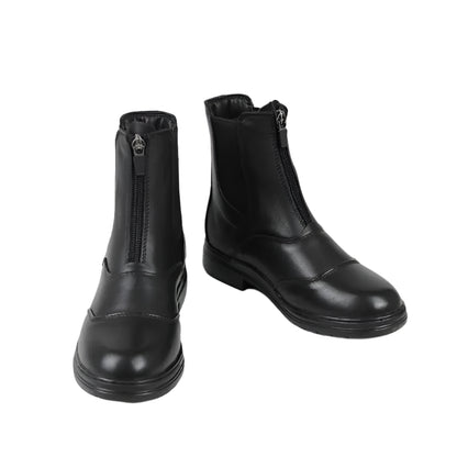 Children Equestrian  Boots , Cowhide Horse Riding Short Ankle Boots - Ghoddosh