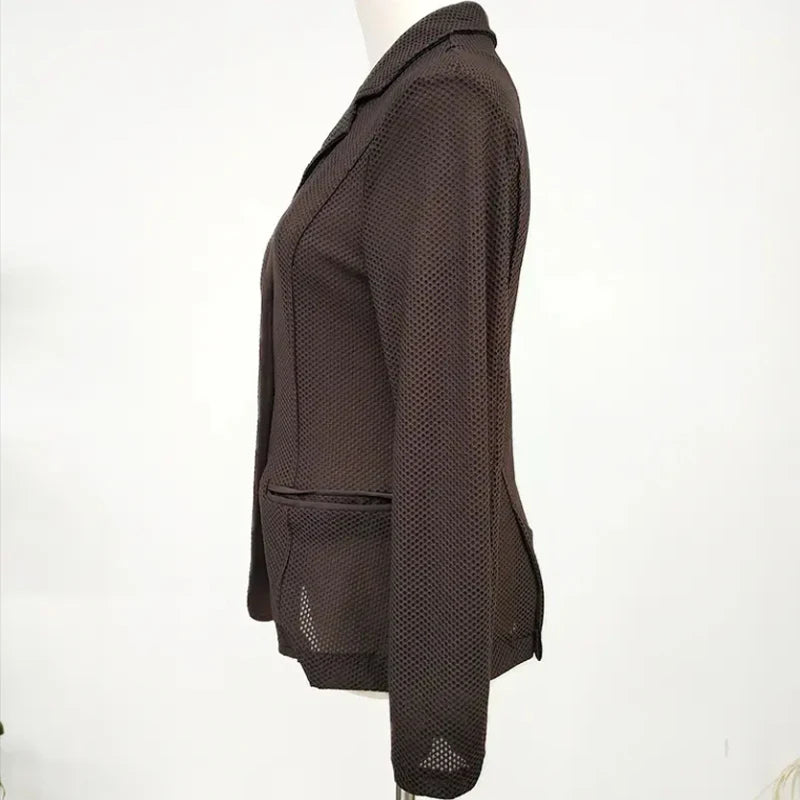 Woman  Breathable Mesh Hole Equestrian / Horse Riding  Jacket