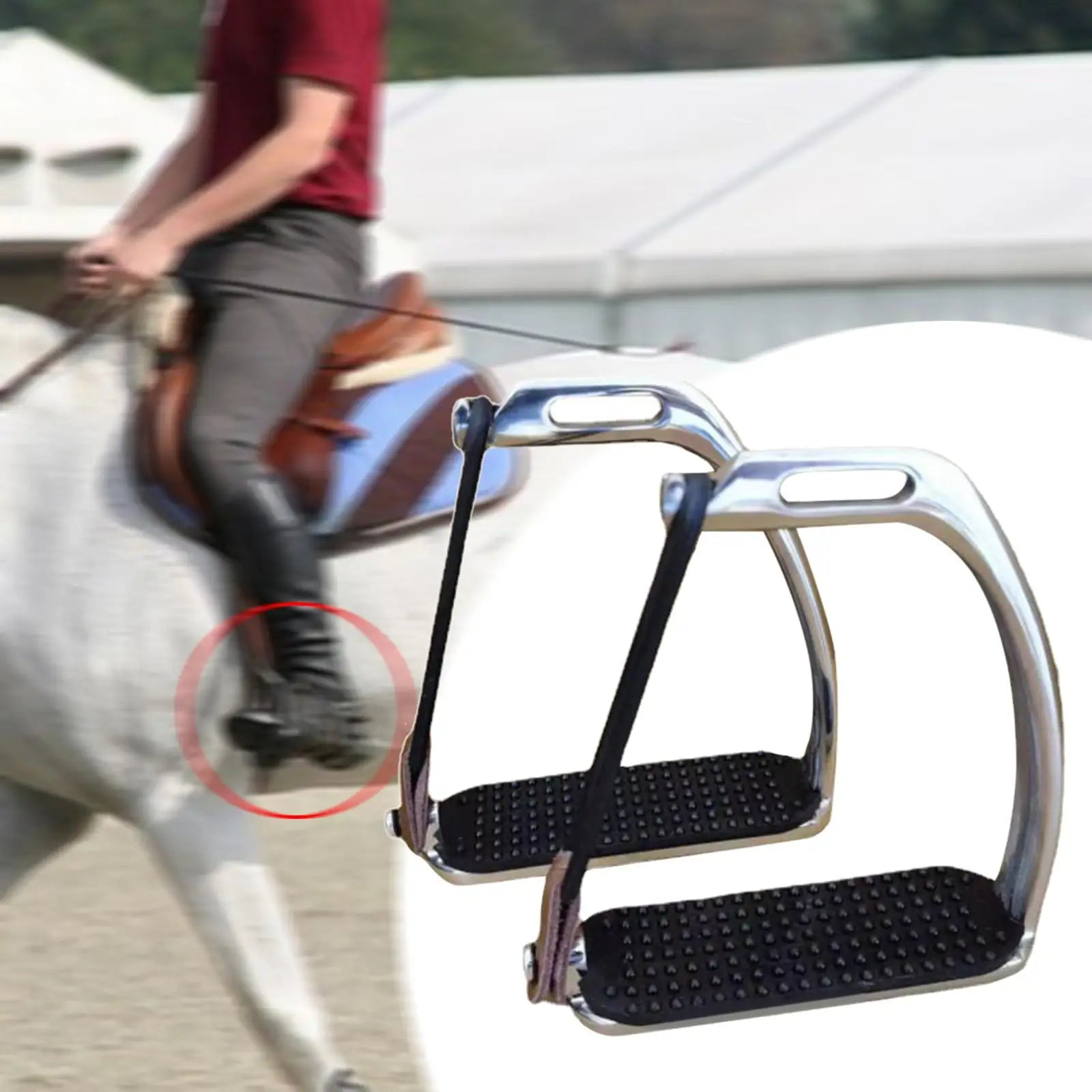 Lightweight Thickening High Strength Equestrian /Horse Riding Stirrups - Ghoddosh