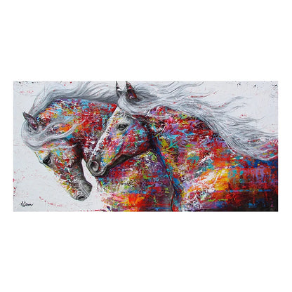 Abstract Art Painting  Horses Canvas Posters Décor