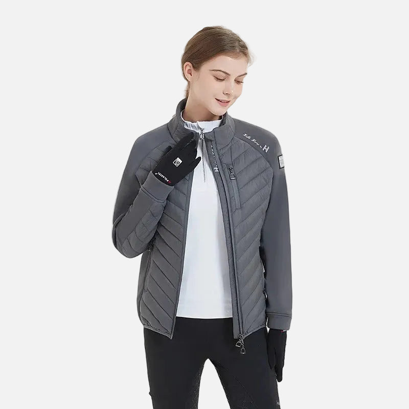 Hello Horse Unisex Equestrian  warm , Lightweight , Horse Riding Training Jacket With Stirrups Zip Shape @ ghoddosh.com
