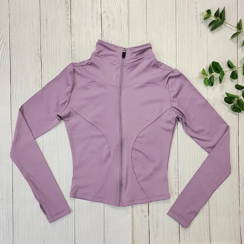 Women's Equestrian Base Layer Jacket – Long Sleeve Zip-Up Competition & Training Top