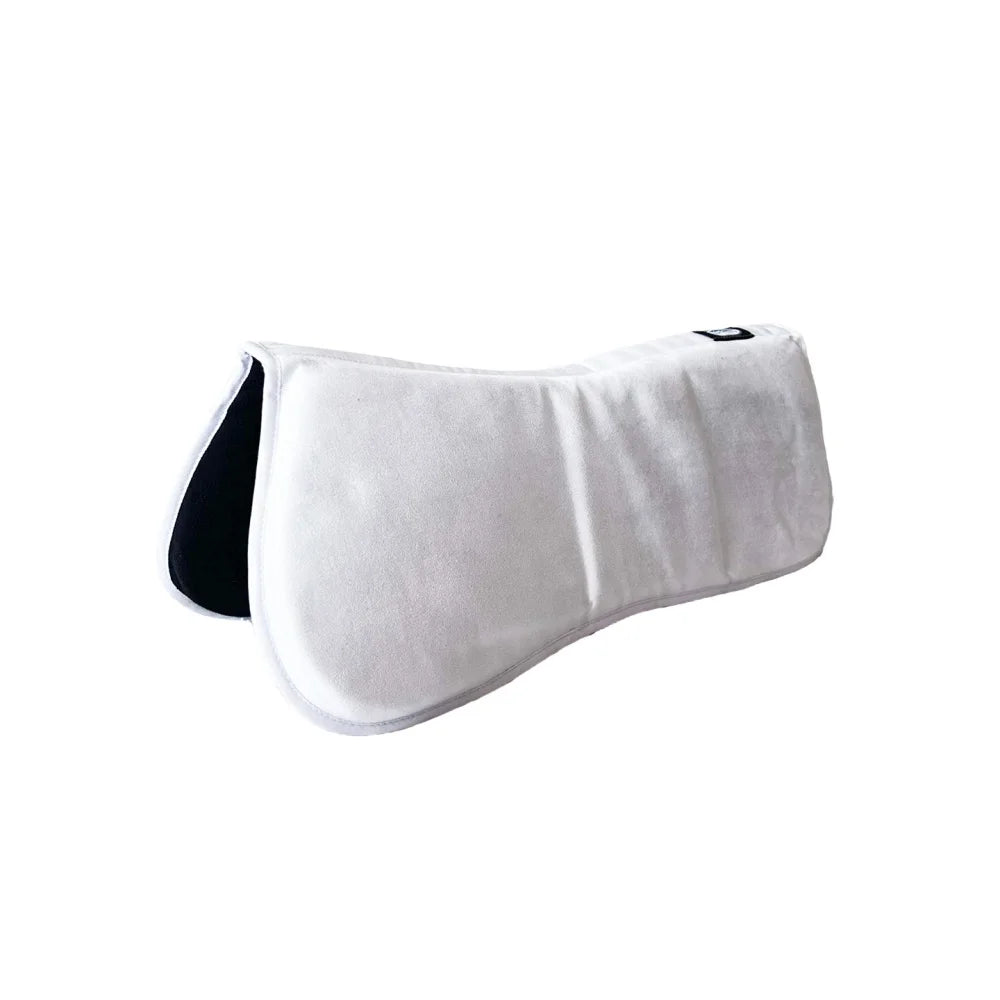 Memory Foam Half Pad for Horses – Shock-Absorbing Suede Saddle Cushion for Pressure Relief @ ghoddosh.com